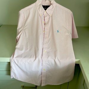 Mens shorts sleeve polo shirt